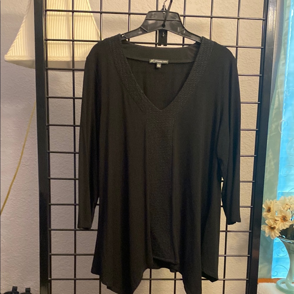 Adrianna Papell Elegant Black Women's Top